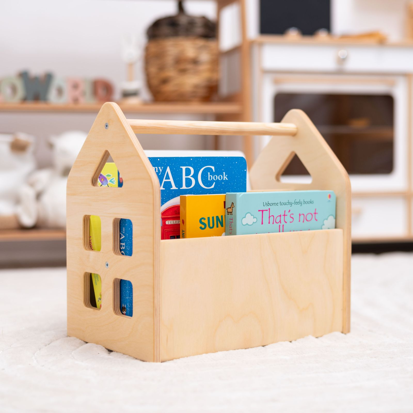 Dark Walnut Montessori Book Shelves - SJB-DIAMOND ELITES