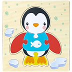 Montessori Games Baby Animals/traffic Kid's Cognition Puzzles Toys Wooden Cartoon Cognition Puzzle Toys Matching Education Game - SJB-DIAMOND ELITES