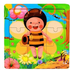 Montessori Games Baby Animals/traffic Kid's Cognition Puzzles Toys Wooden Cartoon Cognition Puzzle Toys Matching Education Game - SJB-DIAMOND ELITES