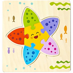 Montessori Games Baby Animals/traffic Kid's Cognition Puzzles Toys Wooden Cartoon Cognition Puzzle Toys Matching Education Game - SJB-DIAMOND ELITES
