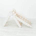 3 in 1 Montessori Climbing Set: Pikler Triangle + Sliding Ramp + Ladder - SJB-DIAMOND ELITES