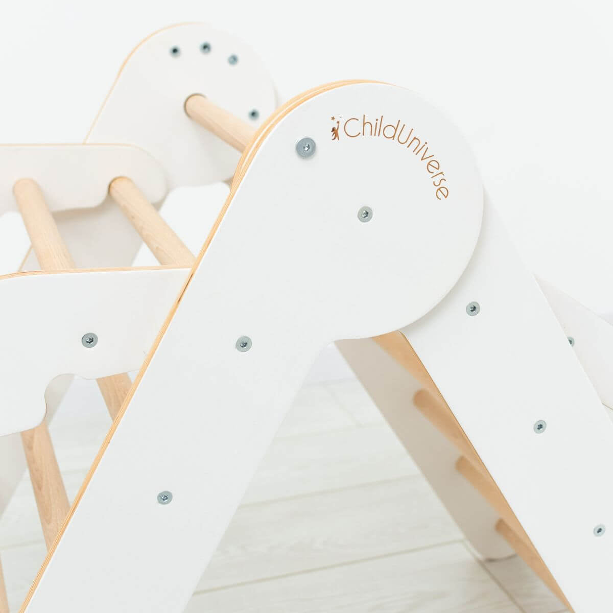 3 in 1 Montessori Climbing Set: Pikler Triangle + Sliding Ramp + Ladder - SJB-DIAMOND ELITES