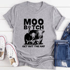 Moo Get Out The Hay Tee - SJB-DIAMOND ELITES