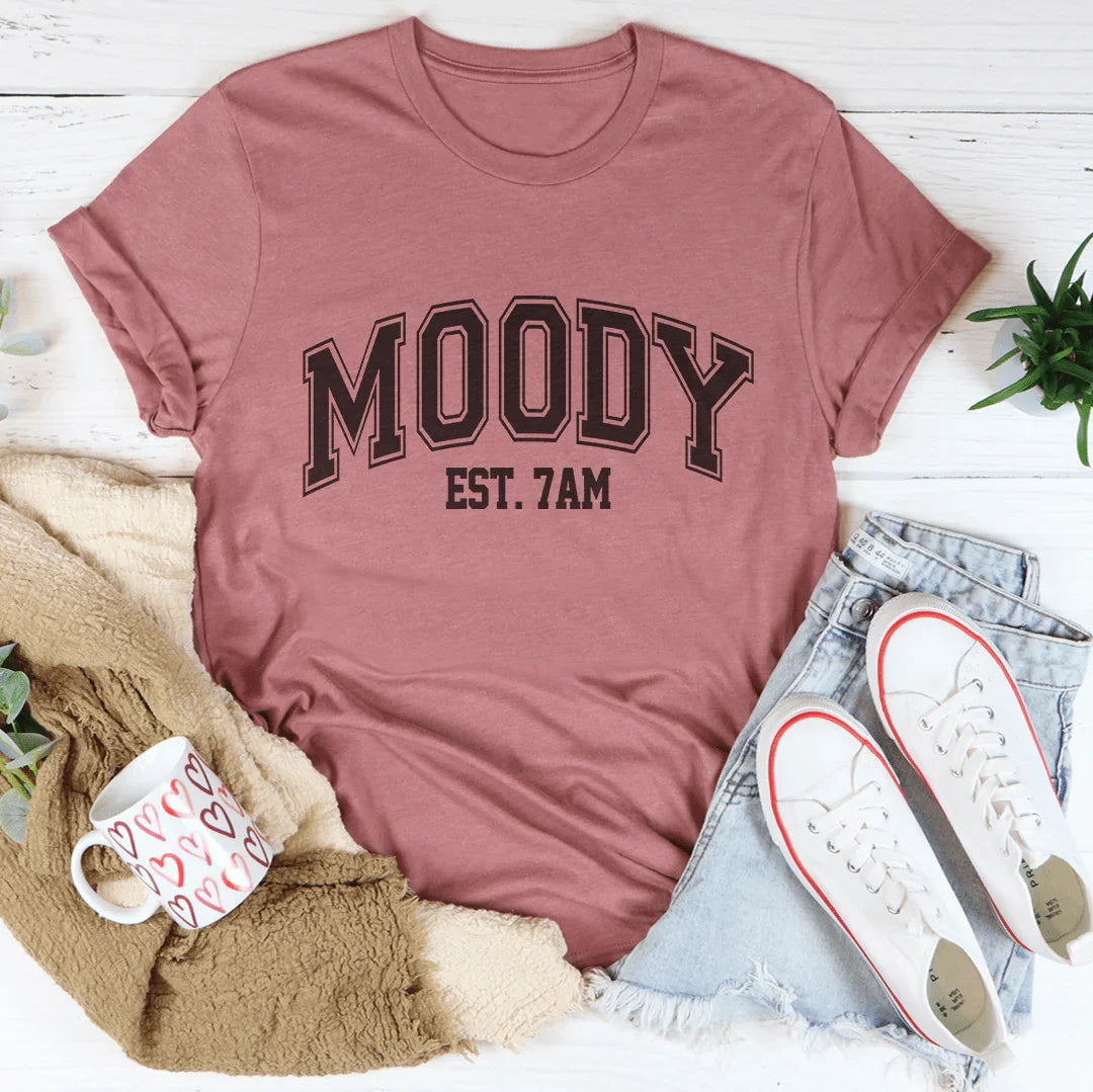 Moody Est. 7am Tee Peachy Sunday