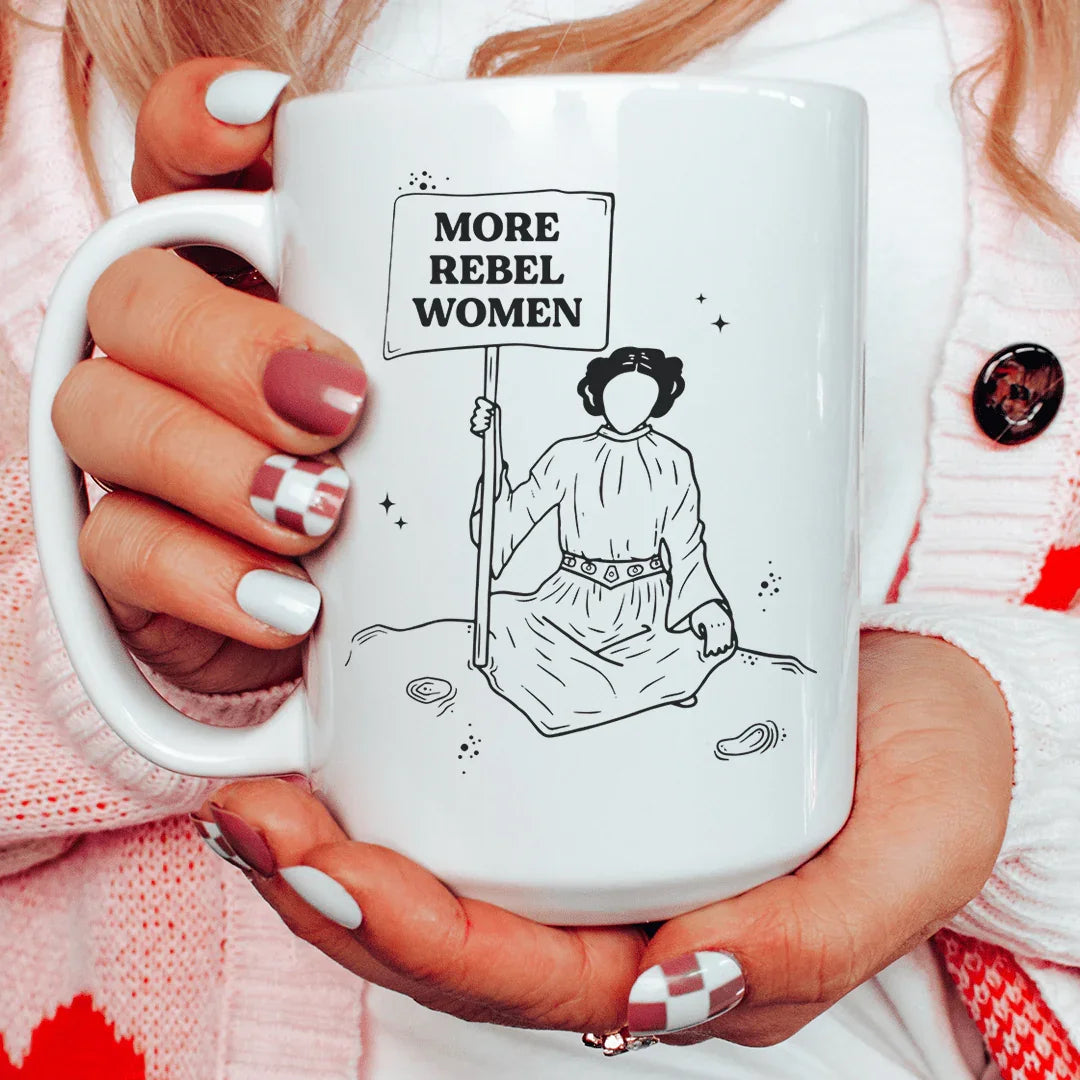 More Rebel Women Ceramic Mug 15 oz Peachy Sunday