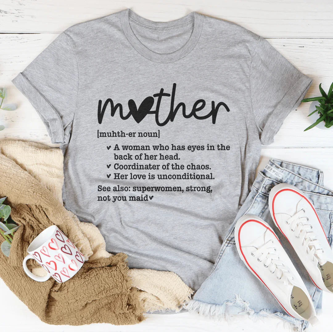 Mother Definition Tee Peachy Sunday