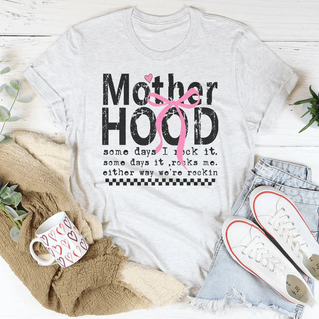 Mother Hood Same Days I Rock It Tee Peachy Sunday