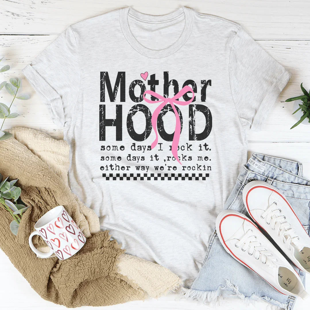Mother Hood Same Days I Rock It Tee Peachy Sunday