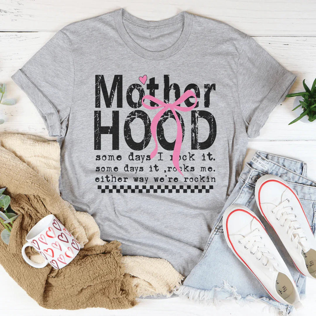 Mother Hood Same Days I Rock It Tee Peachy Sunday