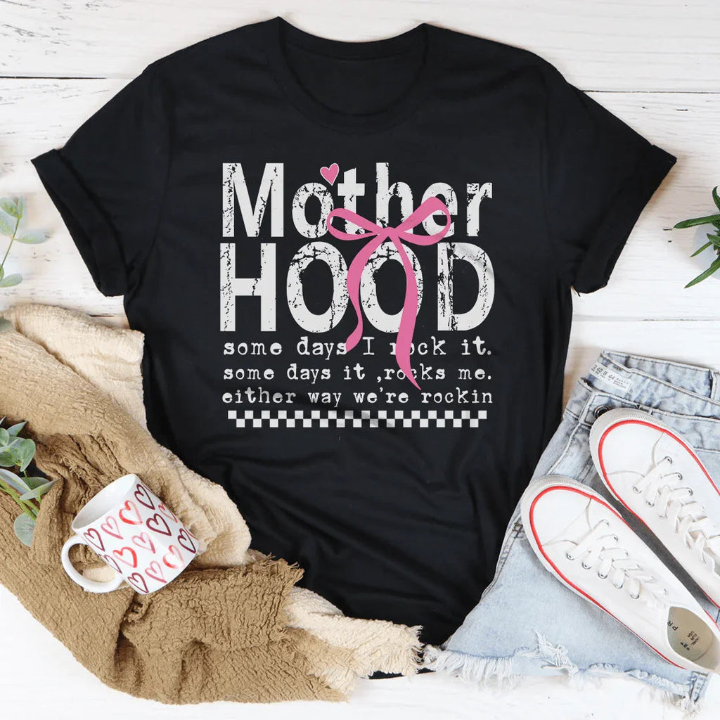 Mother Hood Same Days I Rock It Tee Peachy Sunday