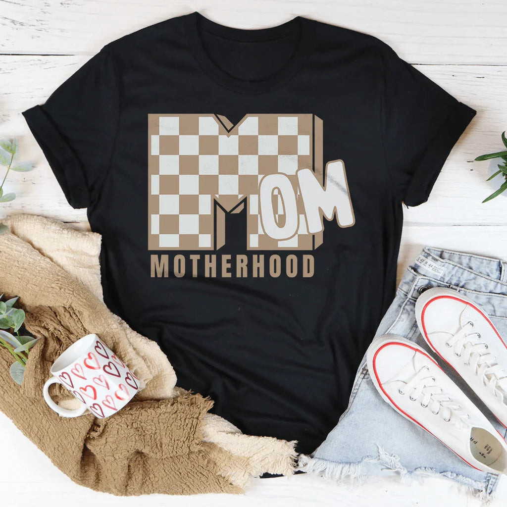 Motherhood Tee Peachy Sunday