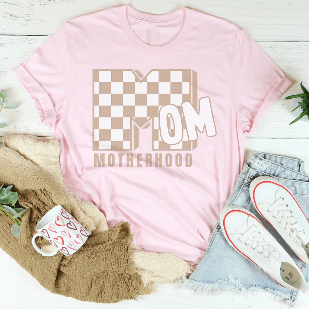 Motherhood Tee Peachy Sunday
