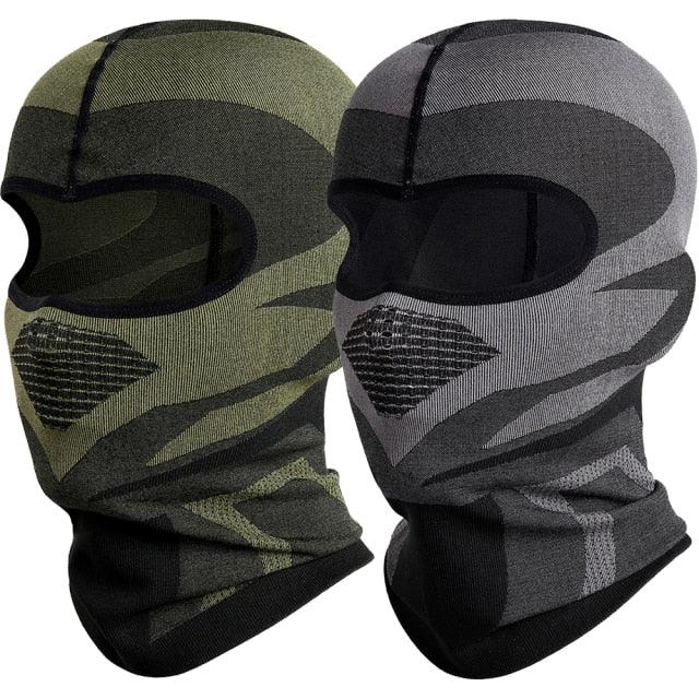 Motorcycle Balaclava Full Face Mask Breathable Moto Motorbike Cycling Hood Cap Windproof Racing Riding Motocross Summer Men Face Scarf Mask Sunscreen Dustproof Army Cycling Hunting Fishing Tactical Airsoft Hat Stevvex