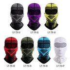 Motorcycle Balaclava Full Face Mask Breathable Moto Motorbike Cycling Hood Cap Windproof Racing Riding Motocross Summer Men Face Scarf Mask Sunscreen Dustproof Army Cycling Hunting Fishing Tactical Airsoft Hat Stevvex