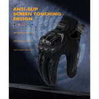 Motorcycle Breathable Glove Strong PVC Touch Screen Full Finger Motorbike Racing Riding Bicycle Summer Gloves Stevvex