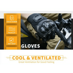 Motorcycle Breathable Glove Strong PVC Touch Screen Full Finger Motorbike Racing Riding Bicycle Summer Gloves Stevvex
