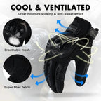 Motorcycle Breathable Glove Strong PVC Touch Screen Full Finger Motorbike Racing Riding Bicycle Summer Gloves Stevvex