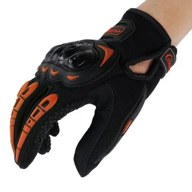 Motorcycle Breathable Glove Strong PVC Touch Screen Full Finger Motorbike Racing Riding Bicycle Summer Gloves Stevvex