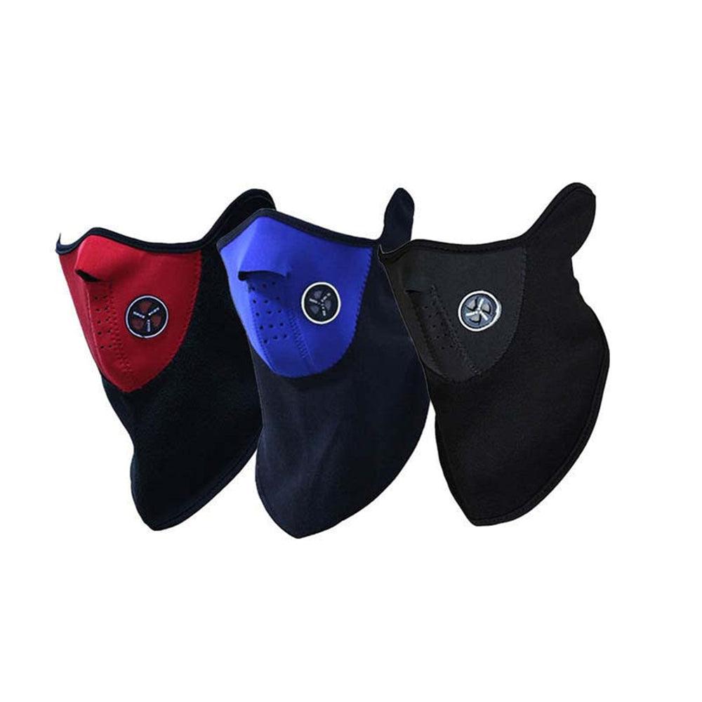 Motorcycle Face Mask Outdoor Cycling Helmet Bandana Hood Ski Sport Neck Half Face Mask Windproof Dustproof Winter Hiking Scarves Half Mask Balaclava Ski Mask with Ear Loop Adjustable Windproof Balaclava Half Face Mask Windproof Men Women Stevvex