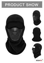 Motorcycle Mask Fleece Thermal Face Mask Keep Warm Moto Riding Balaclava Motorbike Biker Winter Windproof Ski Mask Men Women Airsoft Hat Cold Weather Balaclava Ski Mask for Men Windproof Thermal Winter Scarf Mask Women Neck Warmer Hood for Cycling Stevvex