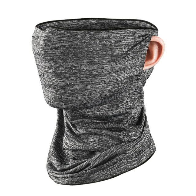 Motorcycle Windproof Sun Protect Cycling Face Neck Mask Headwear Scarf Bandana Hood Half Breathable Dustproof Hang-Ear Cap Motorcycle Protect Cycling Face Mask Anti-UV Neck Hood Half Face Breathable Dustproof Headband Triangle Sport Scarf Stevvex