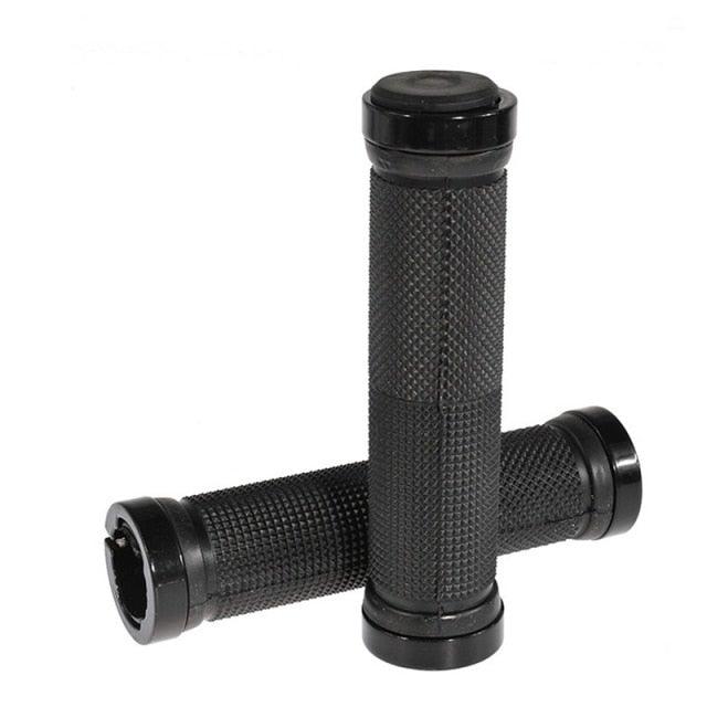 Mountain Bicycle Grips Handlebar Road Bike Cycling Handlebar Grip Cover Anti-Skid Soft Rubber Handle Grip Bar Double Lock On Bicycle Handle Bar Soft And Comfortable Rubber Handle Suitable For Bicycle Stevvex