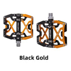 Mountain Bicycle Pedals Cycling Ultralight Aluminum Alloy 3 Bearings Pedals Bike Pedals Flat Bike Pedal Ultra-Light Aluminum Alloy Sealed Bearing With Cleats Pedal Suitable For Mountain Bike Bicycle Stevvex