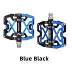 Mountain Bicycle Pedals Cycling Ultralight Aluminum Alloy 3 Bearings Pedals Bike Pedals Flat Bike Pedal Ultra-Light Aluminum Alloy Sealed Bearing With Cleats Pedal Suitable For Mountain Bike Bicycle Stevvex