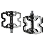 Mountain Bicycle Pedals Cycling Ultralight Aluminum Alloy 3 Bearings Pedals Bike Pedals Flat Bike Pedal Ultra-Light Aluminum Alloy Sealed Bearing With Cleats Pedal Suitable For Mountain Bike Bicycle Stevvex