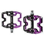 Mountain Bicycle Pedals Cycling Ultralight Aluminum Alloy 3 Bearings Pedals Bike Pedals Flat Bike Pedal Ultra-Light Aluminum Alloy Sealed Bearing With Cleats Pedal Suitable For Mountain Bike Bicycle Stevvex