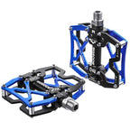 Mountain Bike 1 Pair Pedals Aluminum Alloy Cycling Bicycle Ultralight Wide Platform Anti-slip Pedal Bike Pedals Metal Bicycle Pedals Sealed Bearing Aluminum Alloy Mountain Bike Pedals Flat Stevvex