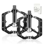 Mountain Bike 1 Pair Pedals Aluminum Alloy Cycling Bicycle Ultralight Wide Platform Anti-slip Pedal Bike Pedals Metal Bicycle Pedals Sealed Bearing Aluminum Alloy Mountain Bike Pedals Flat Stevvex