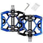 Mountain Bike 1 Pair Pedals Aluminum Alloy Cycling Bicycle Ultralight Wide Platform Anti-slip Pedal Bike Pedals Metal Bicycle Pedals Sealed Bearing Aluminum Alloy Mountain Bike Pedals Flat Stevvex