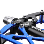 Mountain Bike 1 Pair Pedals Aluminum Alloy Cycling Bicycle Ultralight Wide Platform Anti-slip Pedal Bike Pedals Metal Bicycle Pedals Sealed Bearing Aluminum Alloy Mountain Bike Pedals Flat Stevvex