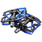 Mountain Bike 1 Pair Pedals Aluminum Alloy Cycling Bicycle Ultralight Wide Platform Anti-slip Pedal Bike Pedals Metal Bicycle Pedals Sealed Bearing Aluminum Alloy Mountain Bike Pedals Flat Stevvex