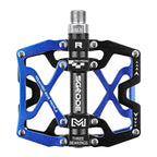 Mountain Bike 1 Pair Pedals Aluminum Alloy Cycling Bicycle Ultralight Wide Platform Anti-slip Pedal Bike Pedals Metal Bicycle Pedals Sealed Bearing Aluminum Alloy Mountain Bike Pedals Flat Stevvex