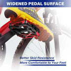 Mountain Bike 1 Pair Pedals Aluminum Alloy Cycling Bicycle Ultralight Wide Platform Anti-slip Pedal Bike Pedals Metal Bicycle Pedals Sealed Bearing Aluminum Alloy Mountain Bike Pedals Flat Stevvex