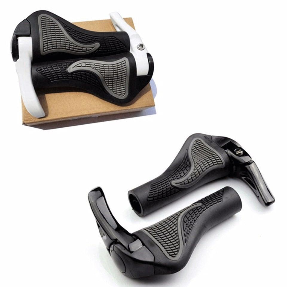 Mountain Bike Grips Handlebar Grips Handle Bar End Ergonomic Bicycle Handlebar Grips Comfort Bicycle Bar Grip Non-Slip Rubber Anti-Slip Designed For Handlebars Ergonomic Lock-on Bicycle Handlebar Grips Stevvex