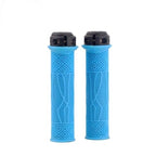 Mountain Bike Handlebar Handle Pro Lock Handle Aluminum Alloy Silicone Handlebar Grips Double Lock-on Bicycle Handle Bar Grips Ergonomic Non-Slip Silicone Hand Grip For Scooter Mountain