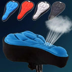 Mountain Bike Saddle Cover Thick Breathable Super Soft Bicycle Saddle Silicone Sponge Bike Seat Sports Bike Seat Cover Padded Bike Seat Cushion Bicycle Saddle Pad For Women Men With Hollow Design Stevvex