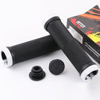 Mountain Road Cycling Bike Bicycle Handlebar Cover Grips Smooth Soft Rubber Anti-Slip Handle Double Lock On Locking Bicycle Grips Non-Slip Bike Handles Grip For Kids Bike Non-Slip Rubber Mushroom Grips For Scooter Stevvex