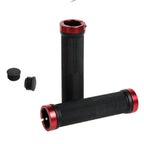 Mountain Road Cycling Bike Bicycle Handlebar Cover Grips Smooth Soft Rubber Anti-Slip Handle Double Lock On Locking Bicycle Grips Non-Slip Bike Handles Grip For Kids Bike Non-Slip Rubber Mushroom Grips For Scooter Stevvex