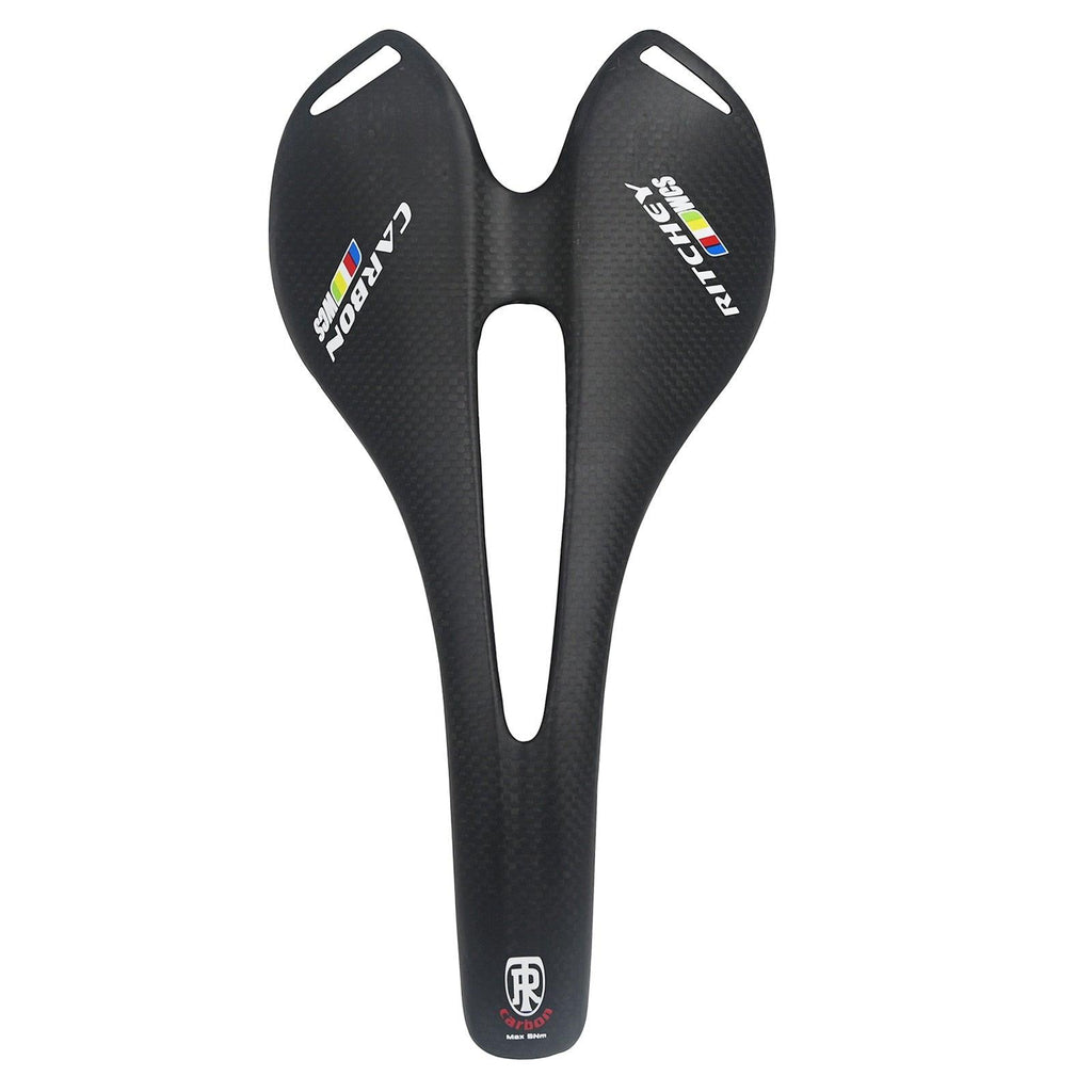 Mountain Saddle Full Carbon Fiber Bike Saddle Road Bike Seat Cushion Bicycle Seat Cushion Road Bike Saddle Lightweight Carbon Fiber Bike Saddle Comfortable Road Bike Seat Bicycle Accessories For Men Women Pneumatic Cycling Saddle Stevvex