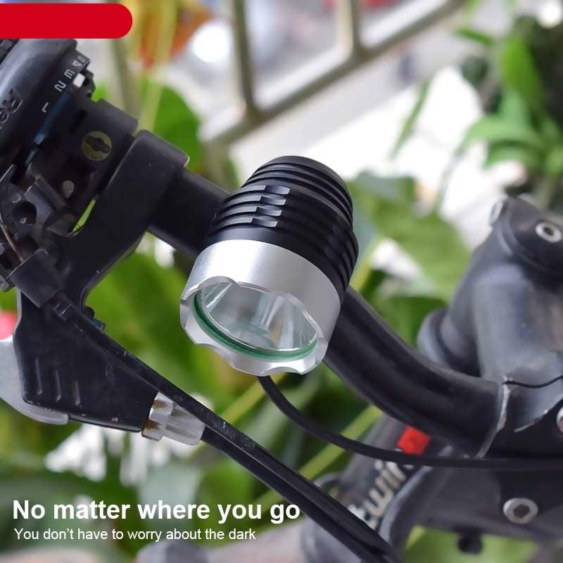 Mountian Bike Front Lamp 1800LM Bicycle Headlight Cycling Headlamp Battery Pack Charger 3 Modes Bike Headlight Waterproof  LEDs Bicycle Light Mountain Bike Front Light Headlamp Bike Light Stevvex