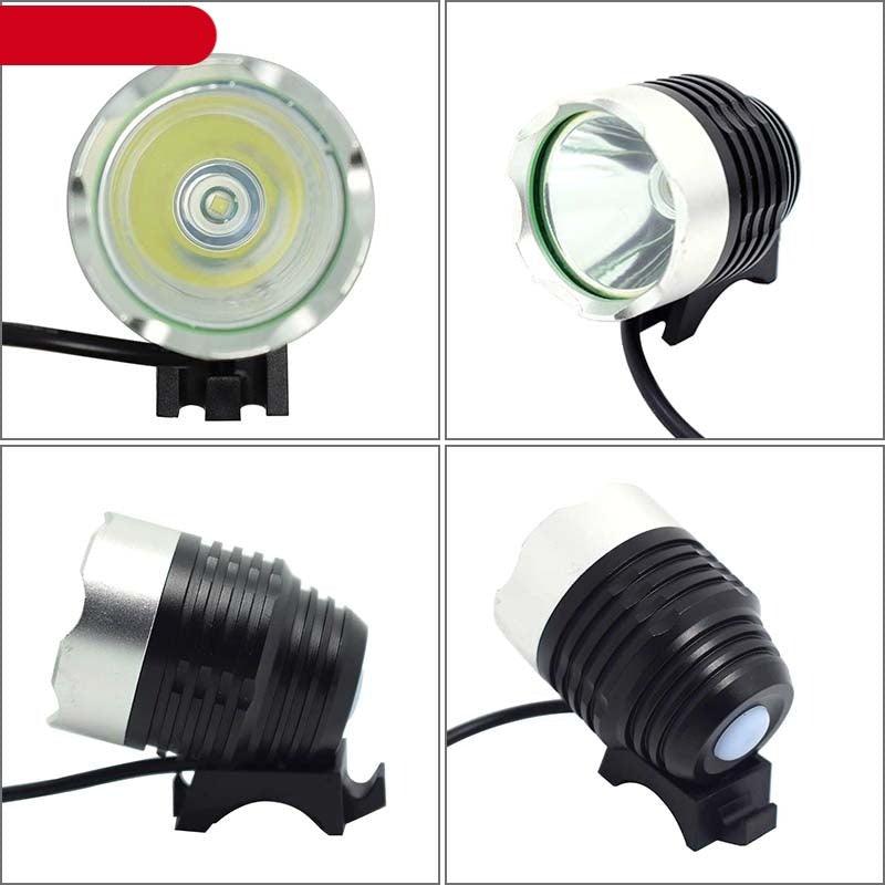 Mountian Bike Front Lamp 1800LM Bicycle Headlight Cycling Headlamp Battery Pack Charger 3 Modes Bike Headlight Waterproof  LEDs Bicycle Light Mountain Bike Front Light Headlamp Bike Light Stevvex
