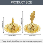 MR004 Ramadan decoration small Incense Burner Metal Iron Luxury Hollow - SJB-DIAMOND ELITES