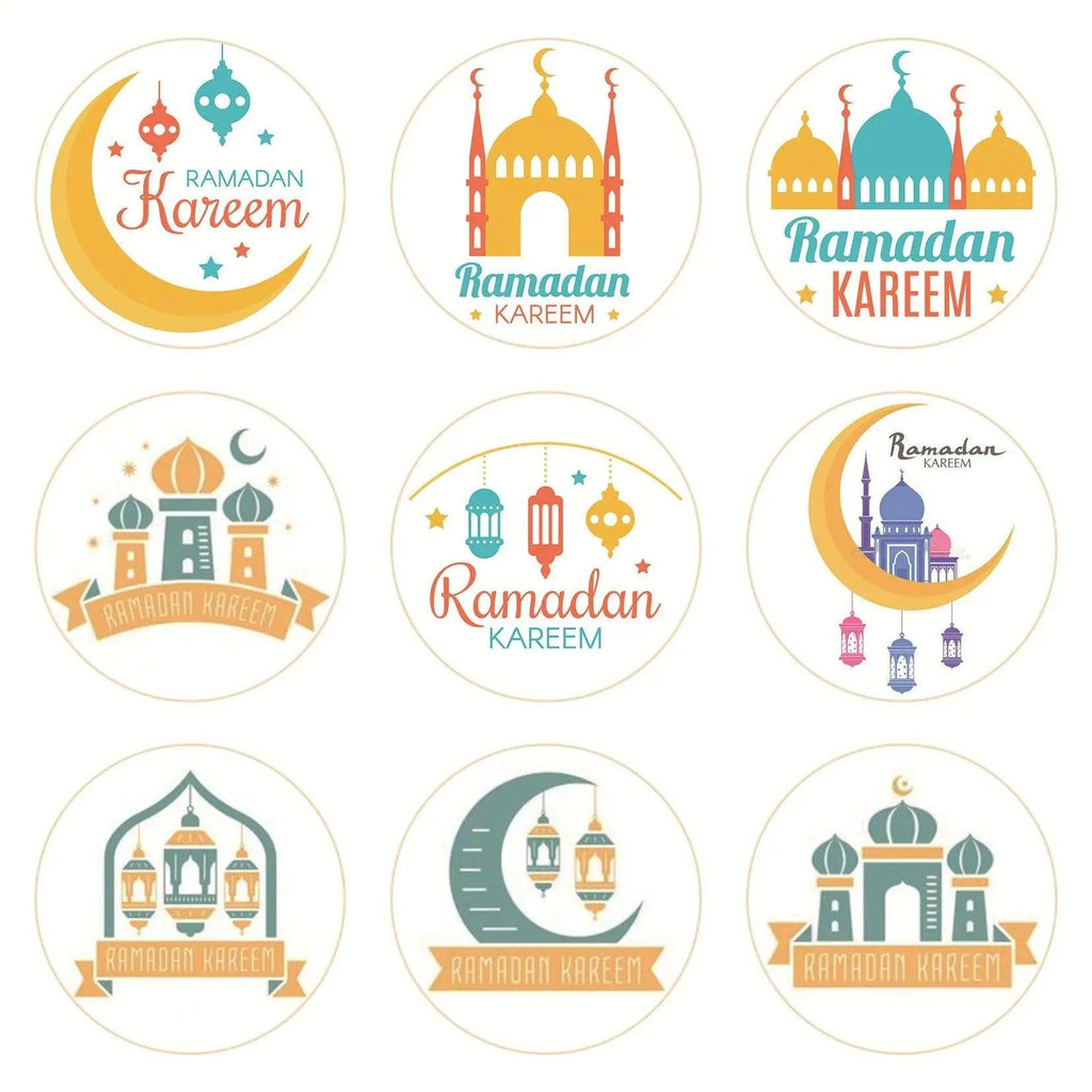 MR014 Ramadan Sticker, 90 Pcs Stickers Eid Mubarak Decoration - SJB-DIAMOND ELITES