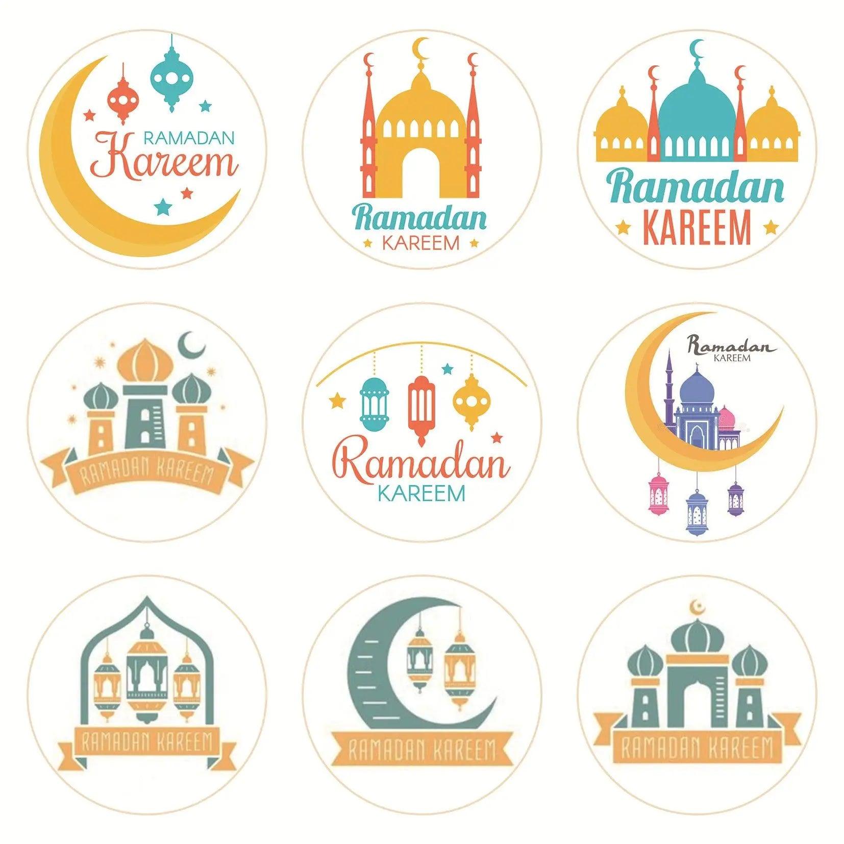 MR014 Ramadan Sticker, 90 Pcs Stickers Eid Mubarak Decoration - SJB-DIAMOND ELITES