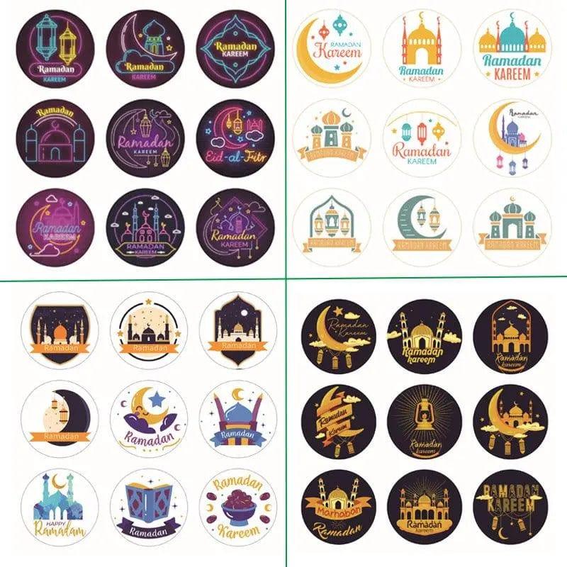 MR014 Ramadan Sticker, 90 Pcs Stickers Eid Mubarak Decoration - SJB-DIAMOND ELITES