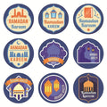 MR014 Ramadan Sticker, 90 Pcs Stickers Eid Mubarak Decoration - SJB-DIAMOND ELITES